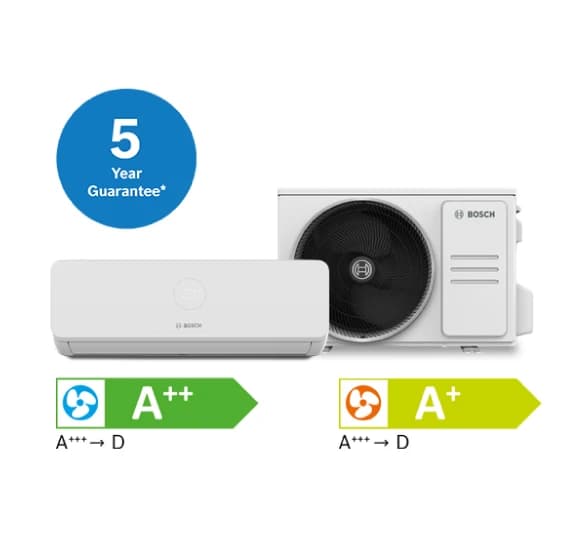 Bosch indoor and outdoor air conditioning system
